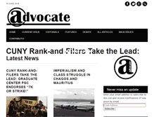 Tablet Screenshot of gcadvocate.com